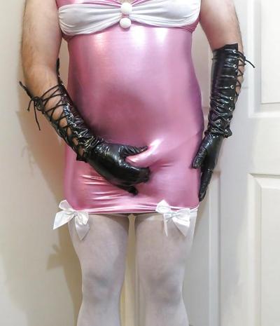 25P PVC Sissy for kinky play