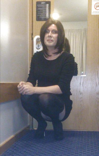 12P Black stockings with leg and foot close ups