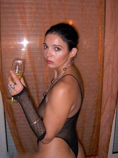 25P KEY - Gloves 06 Home Slut Black Net & White Lingerie
