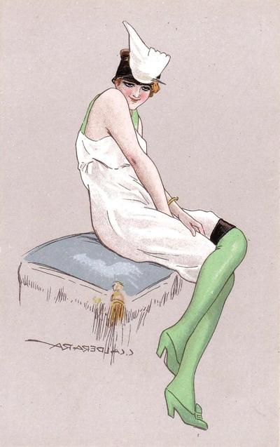 25P Drawn EroPorn Art 91 - Fashion Artist C. Calderara