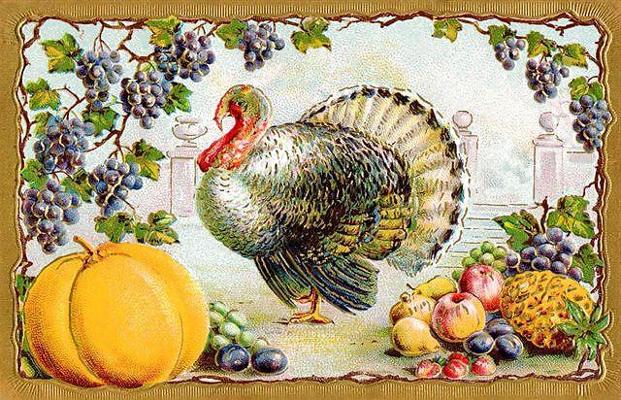 25P Thanksgiving - Vintage Postcards 2