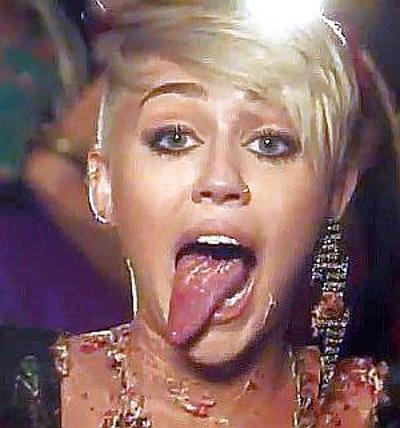 10P Miley Cyrus Tongue