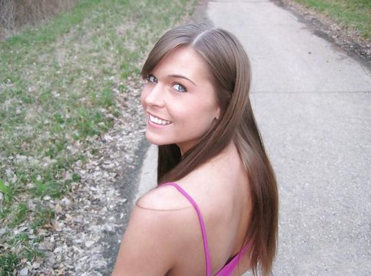 15P Sexy Blue Eyes Girl On Street,By Blondelover.