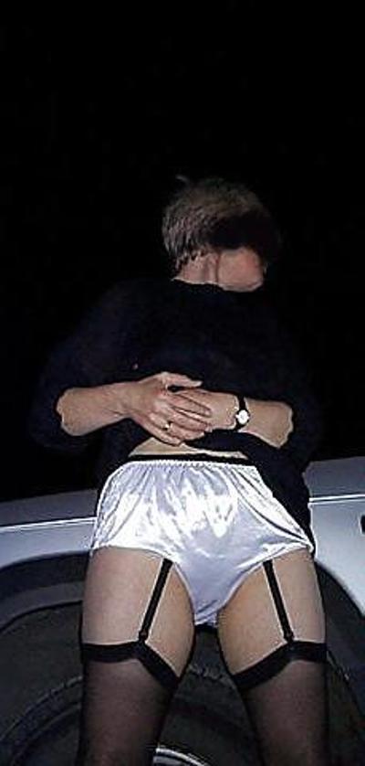 25P Kim in Satin and Silky panties 