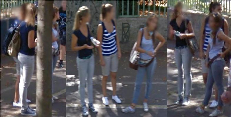 10P Google Уличные Красотки, Подростки