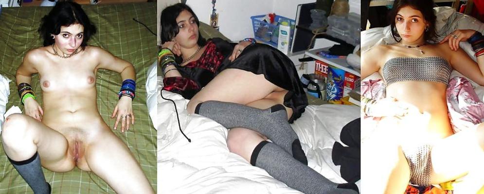 20P Fotos privadas - peitos pequenos de menina adolescente e buceta raspada