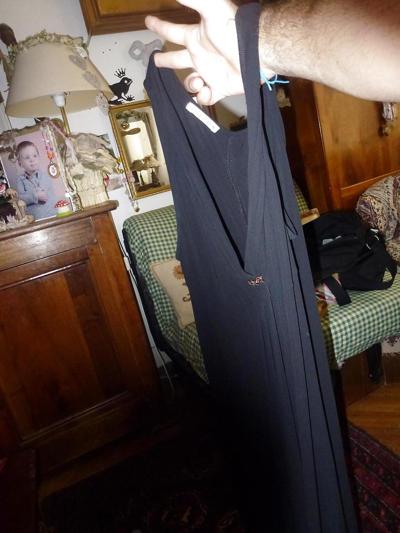 25P Cum on my Mother inLaw Black Dress and Panties