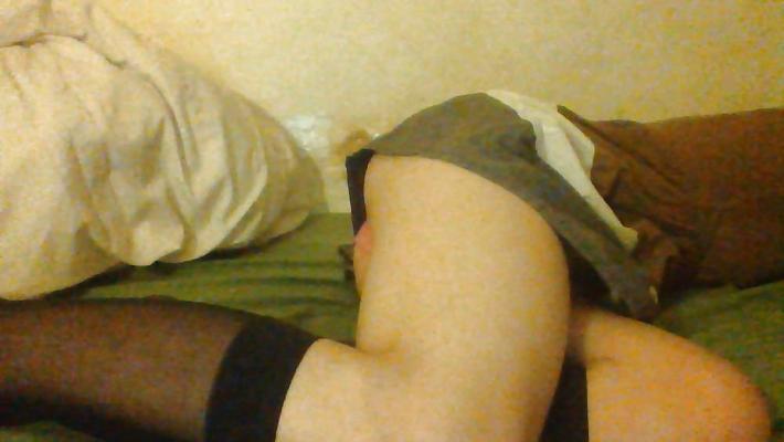 25P Trying some new sissy clothes 