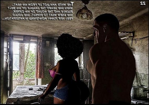 25P Black girl white man