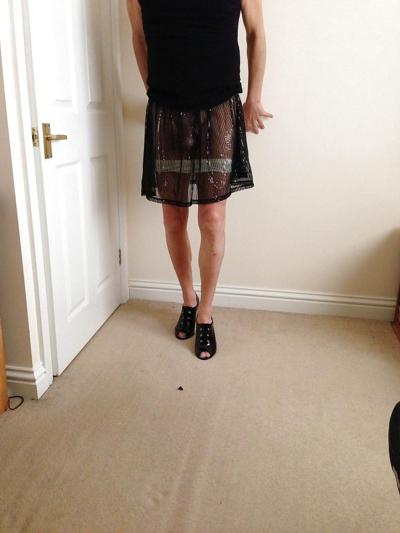 5P See through skirt and panties