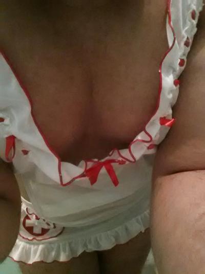 7P New Cute Nurse Outfit
