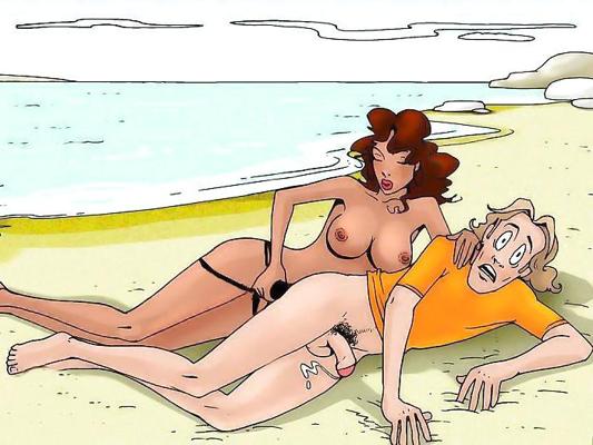 25P Strapon & Anal play toons (9)