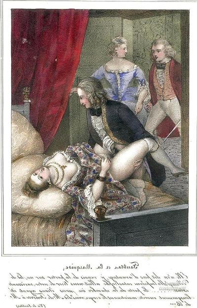 9P Erotic Book Illustration 25 - Vie de Faublas