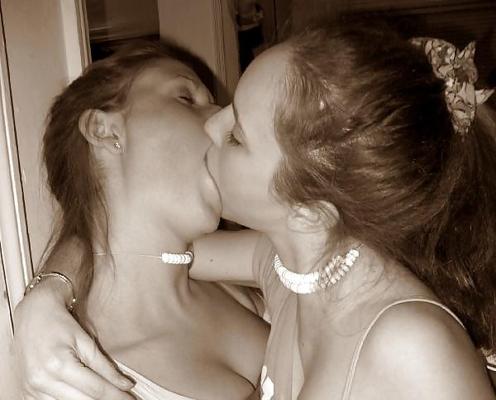 14P Lesbian couple Kim and Sarah in the bedroom