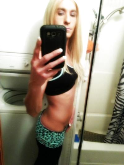19P Ts Kimberly George セクシーなブルーのヨガ衣装