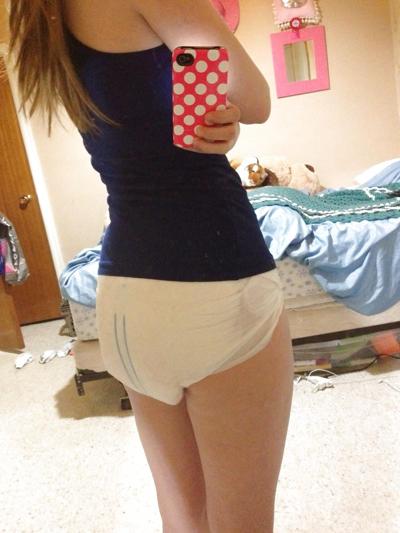 25P Girls in Diaper