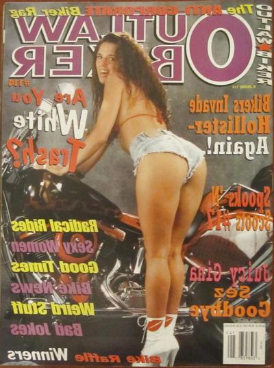 12P Biker Slut Nikki from Outlaw Biker Mag, 1998 