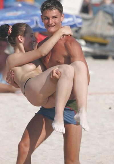 25P Topless Beach - 32