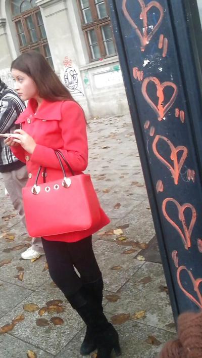 7P Spy sexy teens in red romanian
