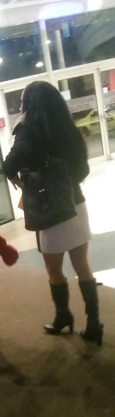 23P Spy sexy teens skirt and nylon romanian