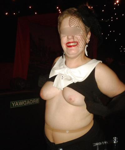 9P Flashing my tits at the company party