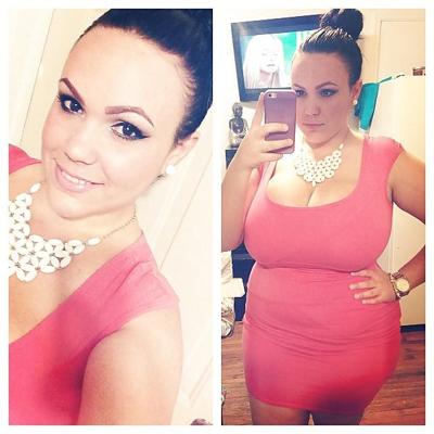 23P American Girl With XL Boobs