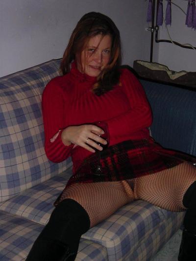22P Tights under a skirt sitting with legs apart