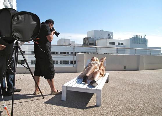 4P Lindsay Lohan Plum Magazine Photoshoot Outtakes