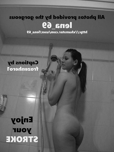 10P Lena69, поощрение поедания спермы