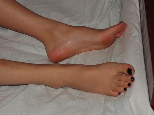 9P Footjob abspritzen