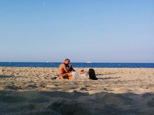 25P Barcelona nude beach bitches