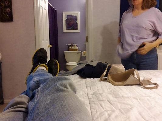 6P MILF maman prend le dessus d'un espion