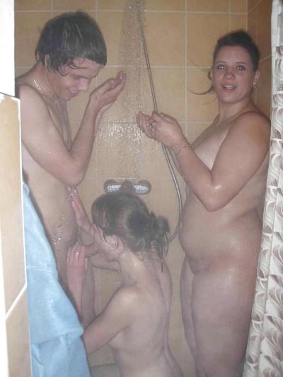 13P Awesome Shower Threesome
