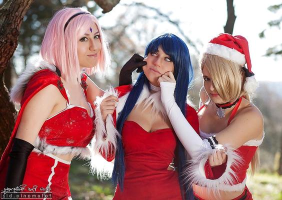25P ナルトのクリスマスホットコスプレ