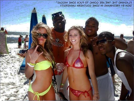 12P White girls desire the big black snake