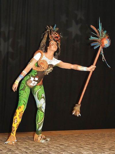 10P Artful Art Of Body Art- Painting #38