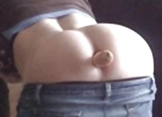 4P Sexy shemale candi g in jeans fucking dildo