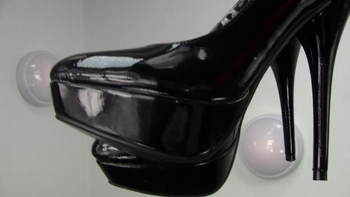 9P My new shiny patent leather killers heels..