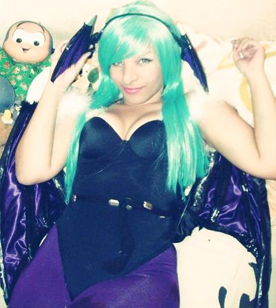 21P Cosplay Morrigan Anime