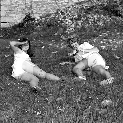 25P White panties 21:Vintage ladies.