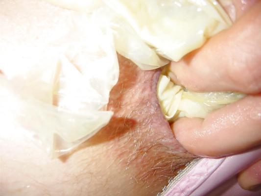 25P Nylon and condom play 2