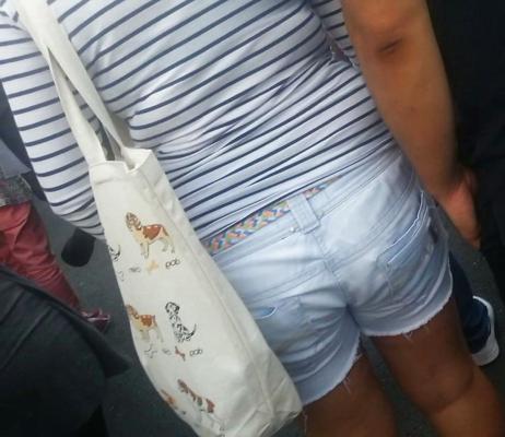 25P Spy sexy teens jeans shorts romanian