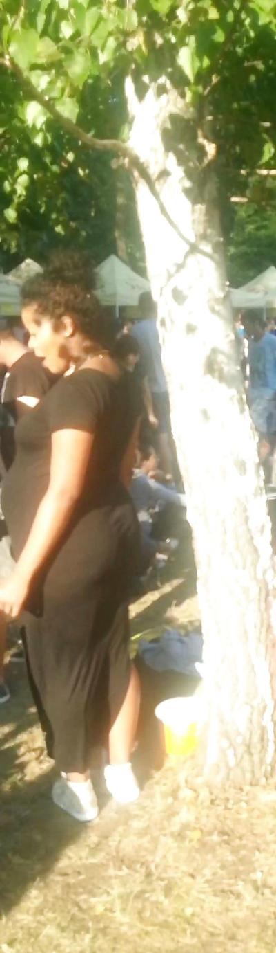 10P Spy sexy black girl pregnant romanian