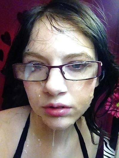 19P Brunettes Cum Faces