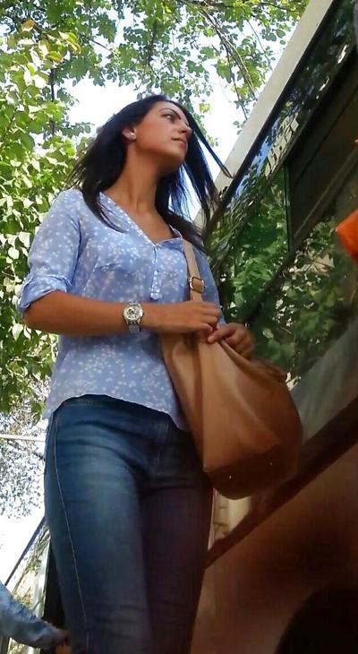 4P Spy sexy sweet girl in station romanian