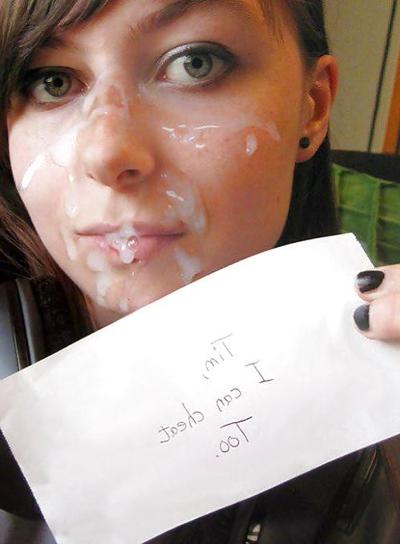 25P Brunettes Cum Faces