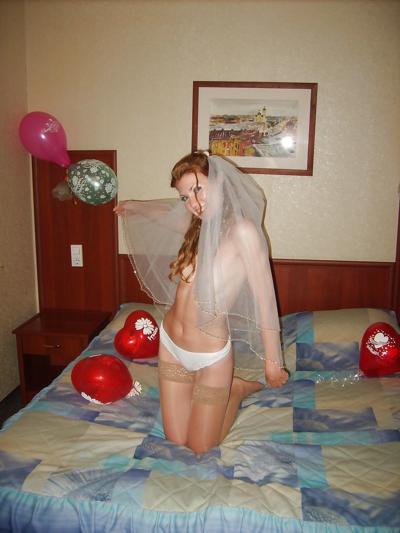 18P Redhead on wedding night 