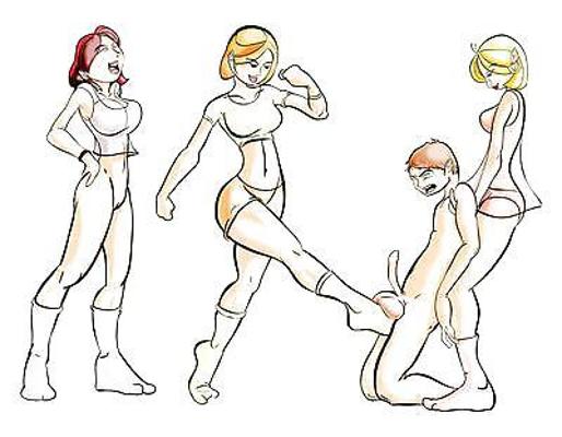 7P Mmmmm Apenas Femdom Desenhos Animados