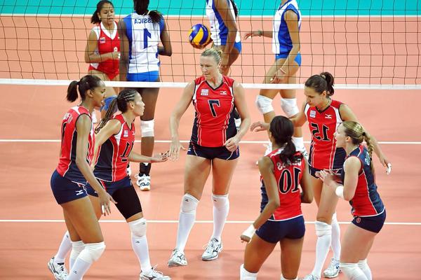 9P Filles de volleyball féminin des États-Unis