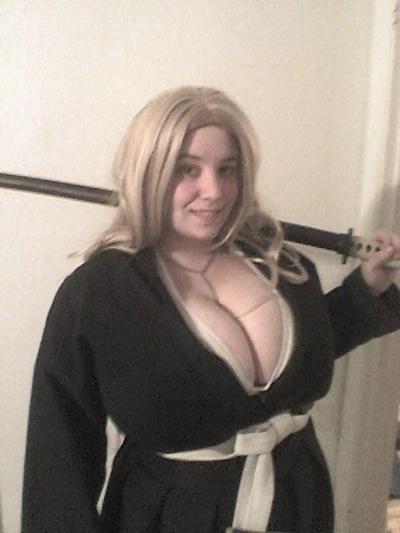 6P Sexy white woman with big tits